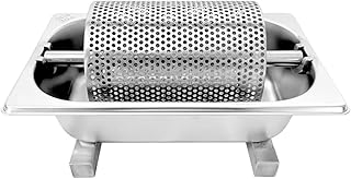 304 Stainless Steel Butter Roller For Home Street Burger Butter Wheel Roller, Holder Kitchen Baking Pan Tool 1.7L Durability, Efficience