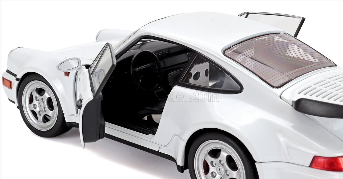 Amazon | WELLY ポルシェ ミニカー 1/18 911 (964) TURBO レース