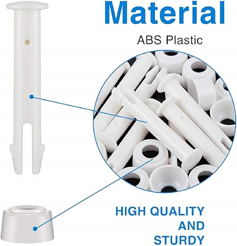 Miniatura 3 de Shappy 36 pines de plástico para juntas de piscina con 36 sellos de piscina, piezas de piscina de verano, clips de piscina de 2.36 pulgadas para