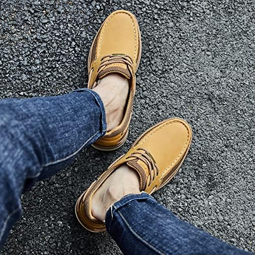 Kkyc Premium Mens Shoes Classic Casual Shoes Comfortable Loafers Slip on Boat Shoes 10 M (Coffee) | Image 6