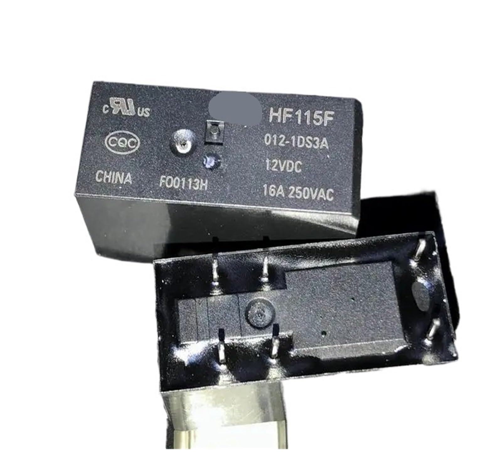 Relé de 6 pines JQX-115F electromecánico de 16A compatible con placas PCB de 12V 24V 48V 3