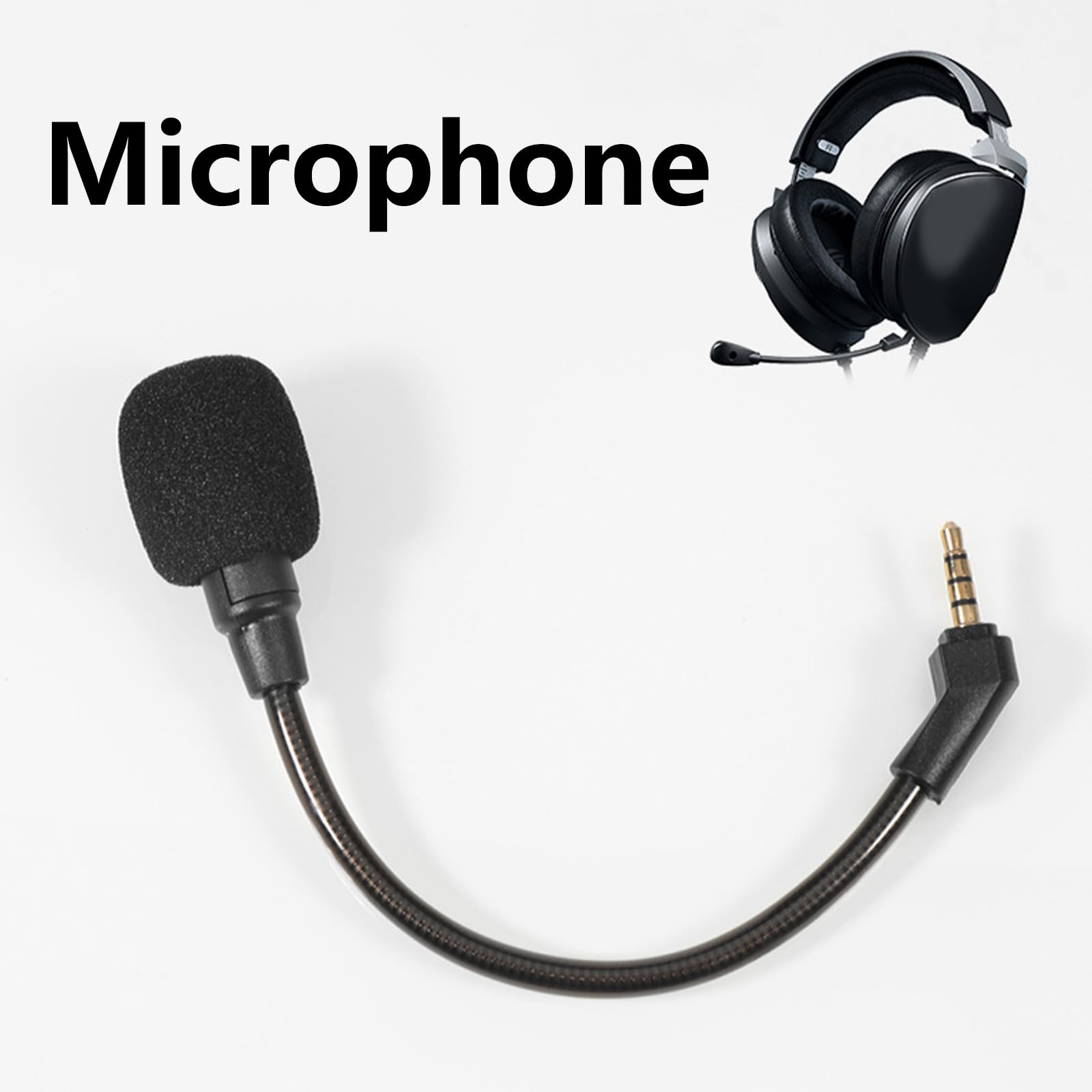 Microphones Replacement Mics for Theta 7.1 Gamings Headsets Detachable Headphones Mics Boom