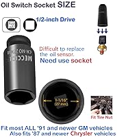 Vista 3 de 5149062AA Sensor de presión de aceite para Dodge, Jeep, Chrysler, Ram, Cherokee, Unidad de envío de aceite, Interruptor emisor del sensor de presión