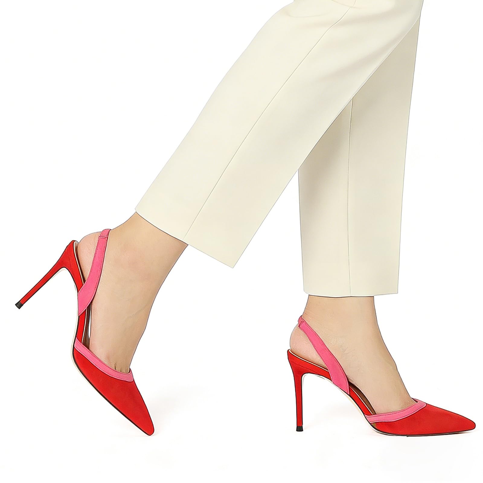 Damskie czółenka z zamkniętymi palcami obcas kotek 6 cm zamszowe dwa kolory buty biurowe wygodne eleganckie francuskie buty damskie stabilne buty na co dzień