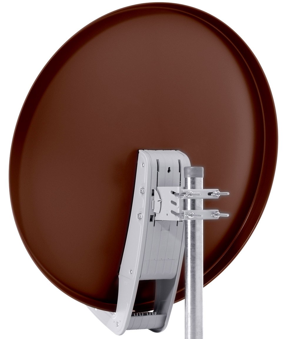 Axing ASA 85 in alluminio Antenna Satellitare 85 cm con LNB 40 mm di supporto, satellitare schuessell