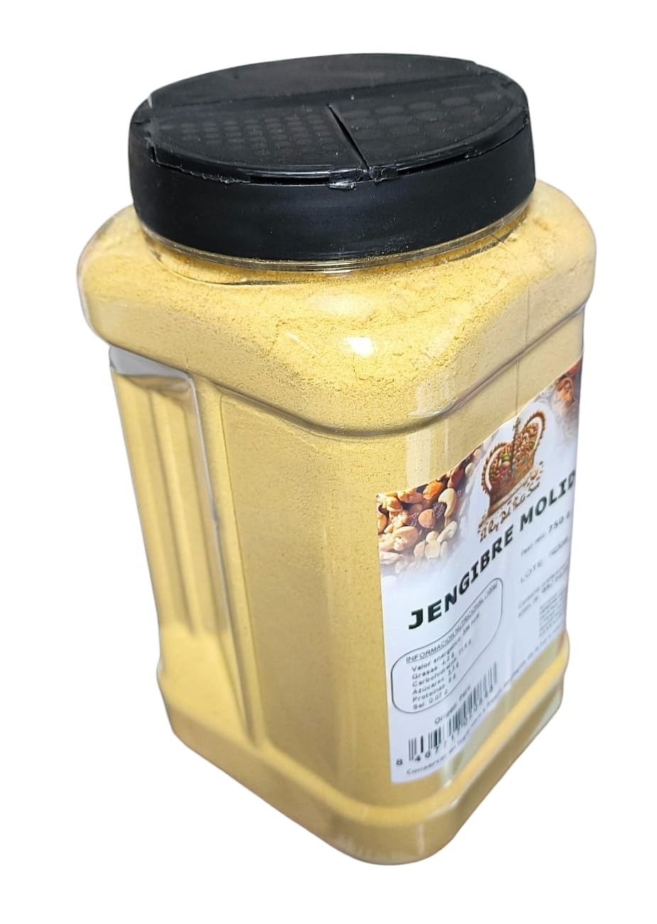 Jengibre en polvo 650 gr - Jengibre Molido - El Rey del Fruto Seco