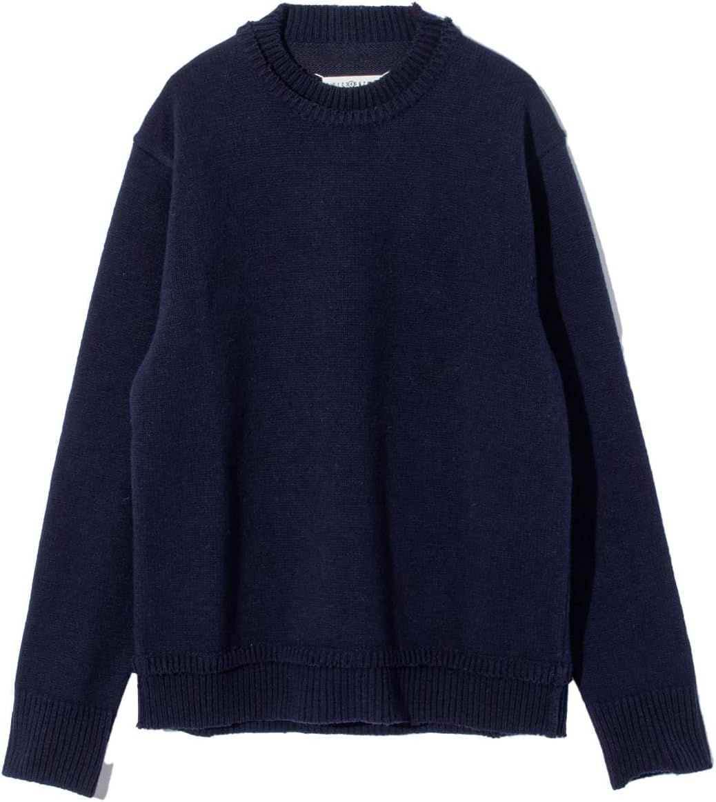 メゾンマルジェラ デザイン ニット ドッキングニット ブラック 楽天