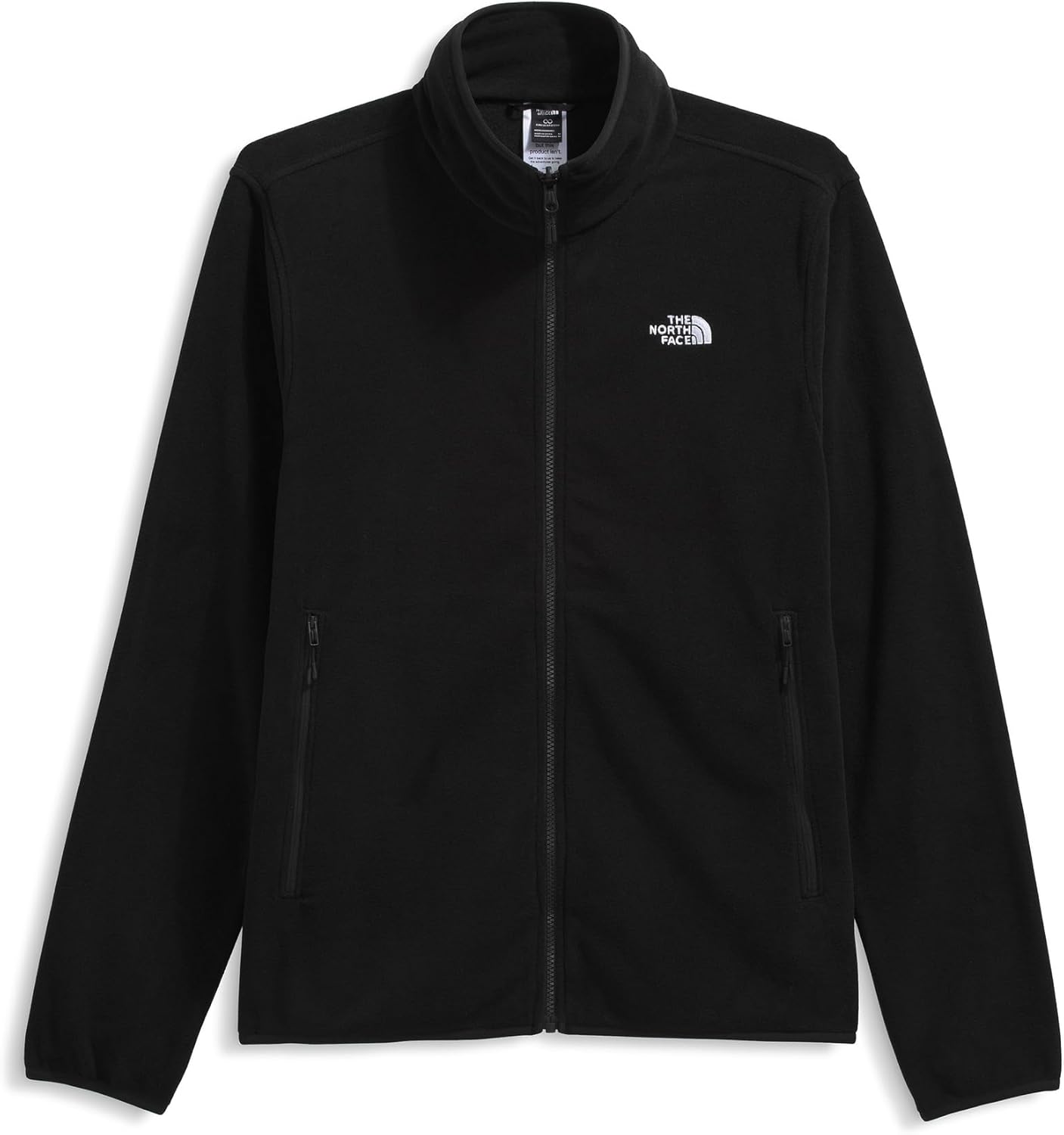 THE NORTH FACE Men's Glacier Fleece Jacket | Zippered Hand Pockets & Stretch Binding on the Collar, Cuffs & Hem