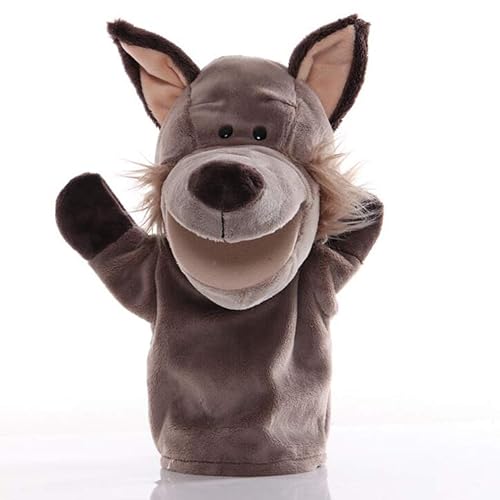 Wolf Open Mouth Hand Puppets Plush Animal Toys for Imaginative