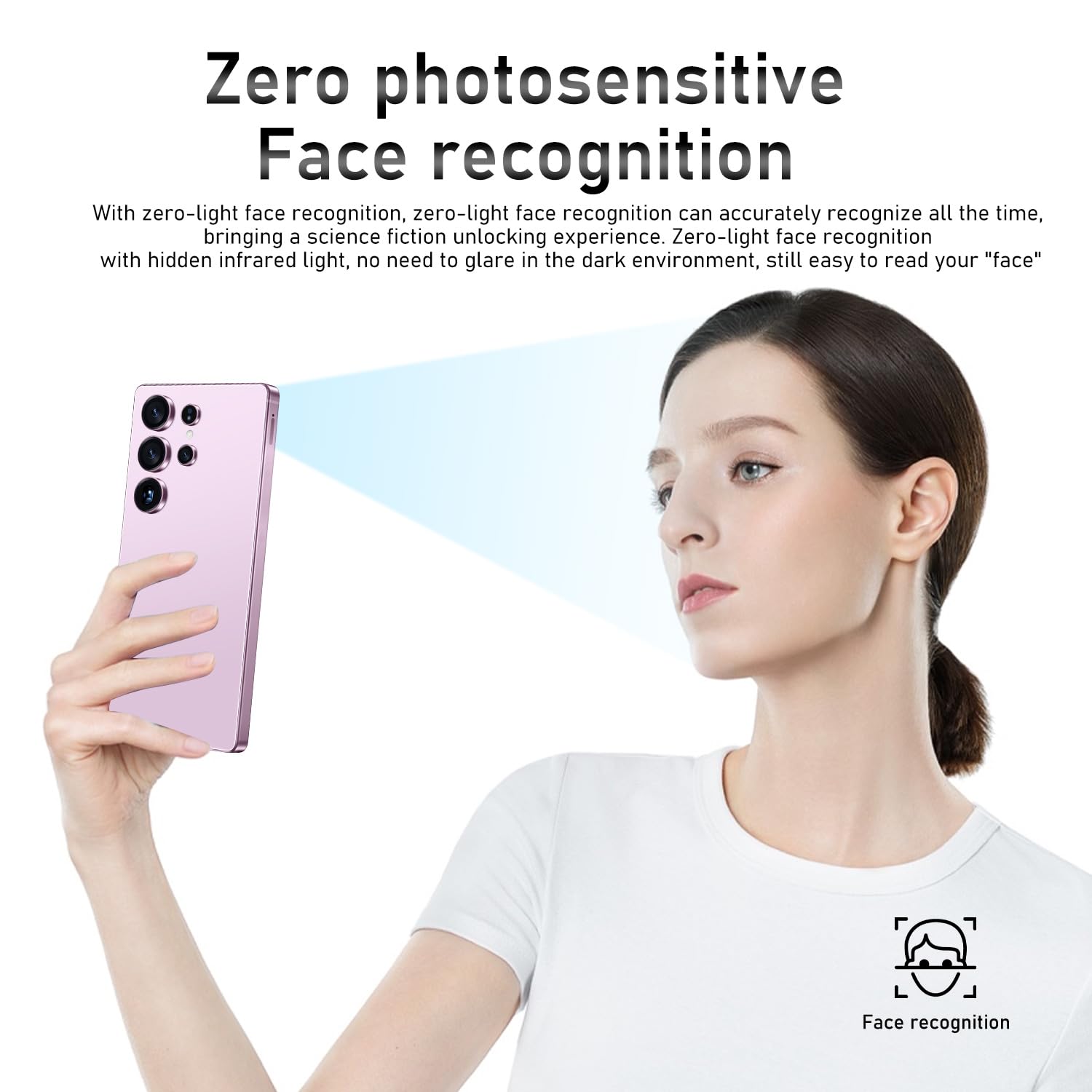 I25 Ultra Unlocked Smartphone,16+512GB Unlocked Phone,6.9" HD+ Display,Built in Pen,Snapdragon 8 Gen3 7000mAh Dual Speakers 5G/Face ID/Fingerprint Lock/Dual SIM/GPS (Pink)