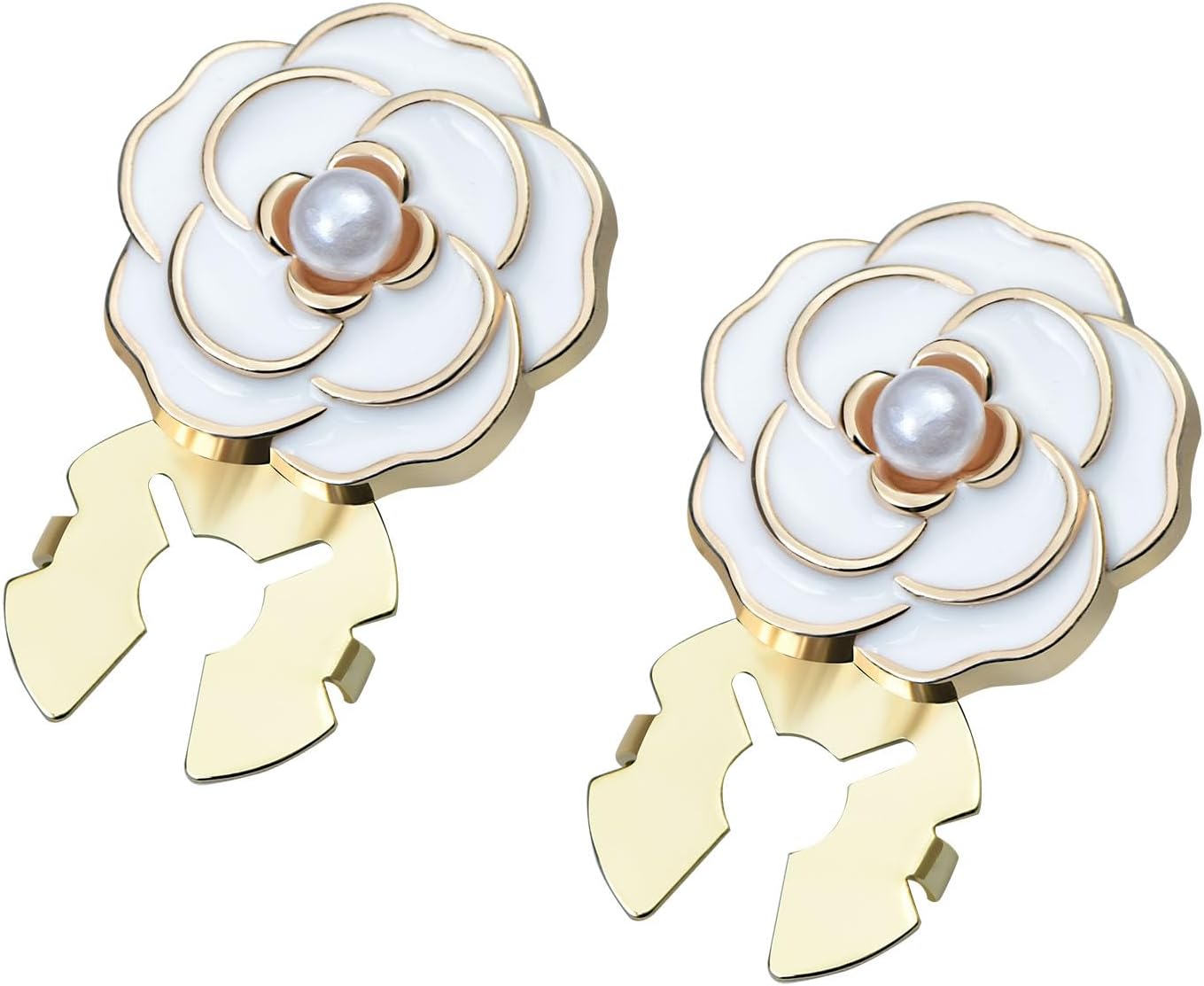 Cute Tiny Pearl Flower Button Cover for Shirt Cuff Wedding Tuxedo Formal Business Shirt Cufflinks Skirt Buttons Accessories