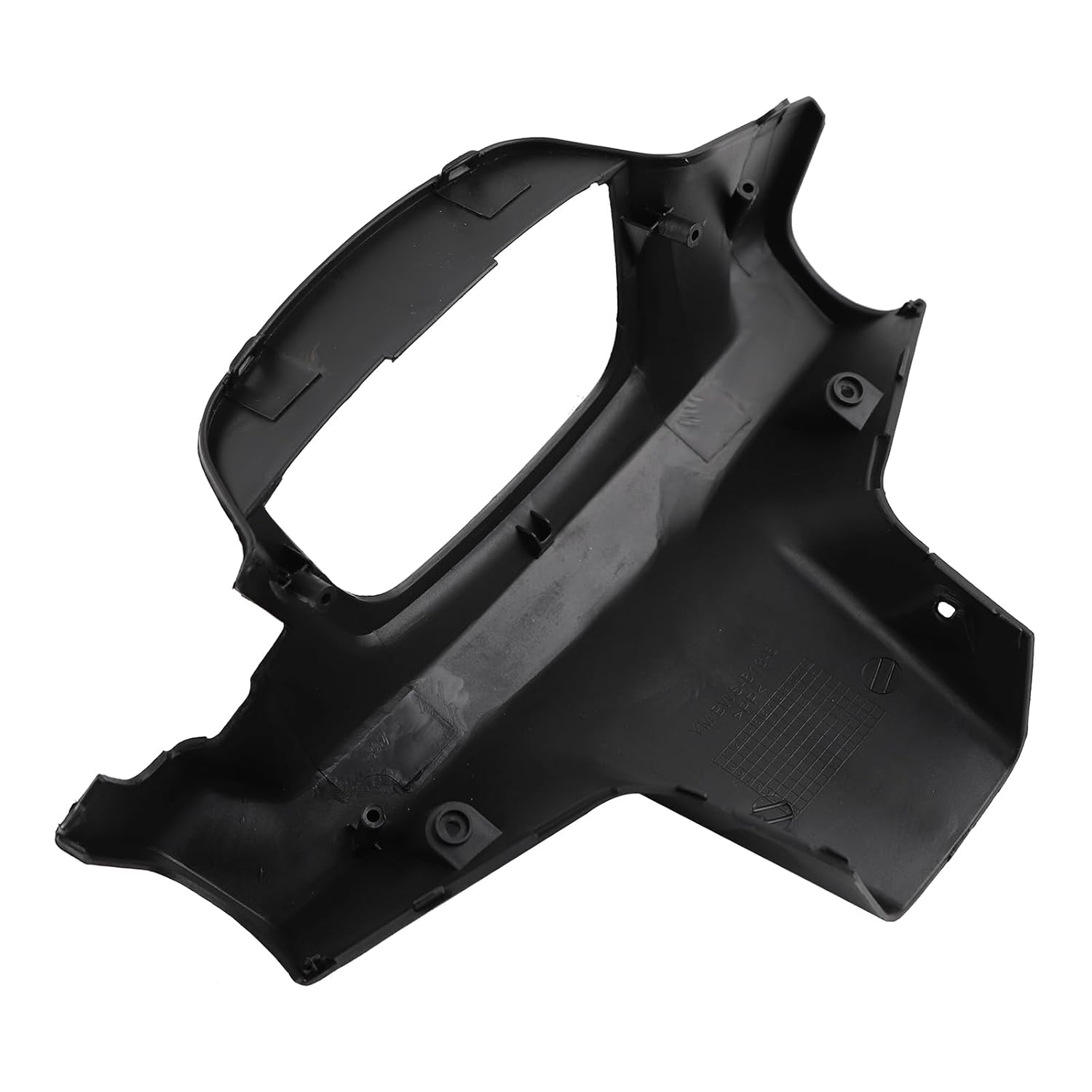Minho Motorcycle Speedometer Cover Cowl Front Inner Fairing Compatible with 2009 2010 Yamaha Zuma BWS 50cc, in Plastic Material, Black Color