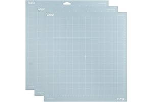 Cricut LightGrip Cutting Mats, 12x12in, 3 Pack