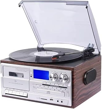 Nostaljik Pikap Kaset CD Çalar Bluetoothlu Kumandalı Radyo Mp3 USB 33-45-78 lik Plakla