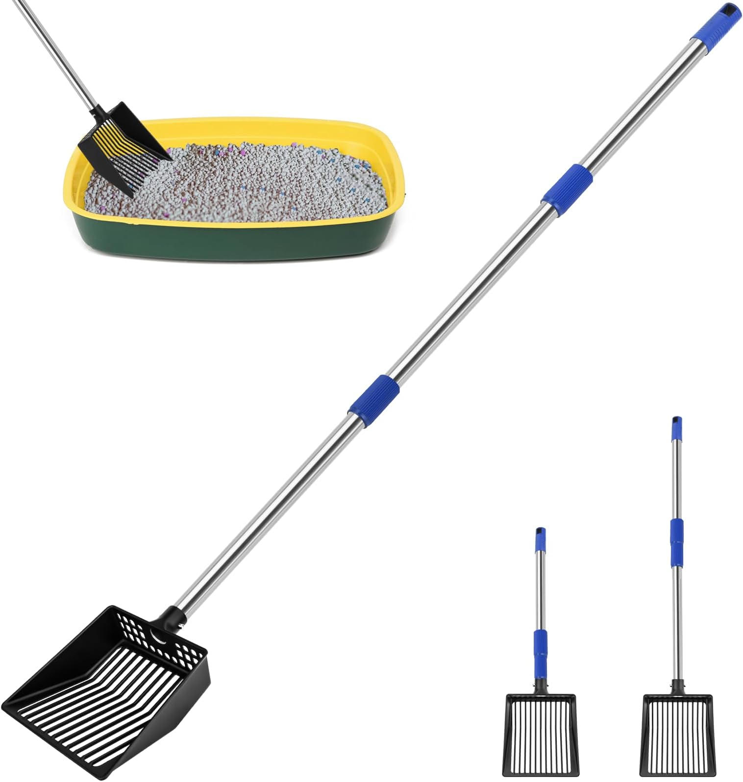 Little Giant DuraFork Pitch Fork - Polycarbonate Manure Fork With Angled Tines & Ergonomic Handle