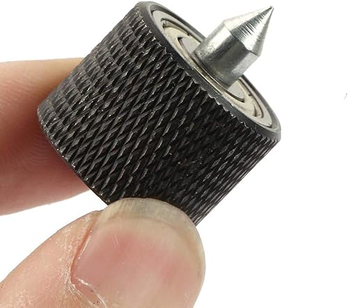 Miniatura 5 de Torno de madera con punta de carburo centro vivo centro de rotación de 0.472 in punta de carburo cono mini accesorio de torno multiusos