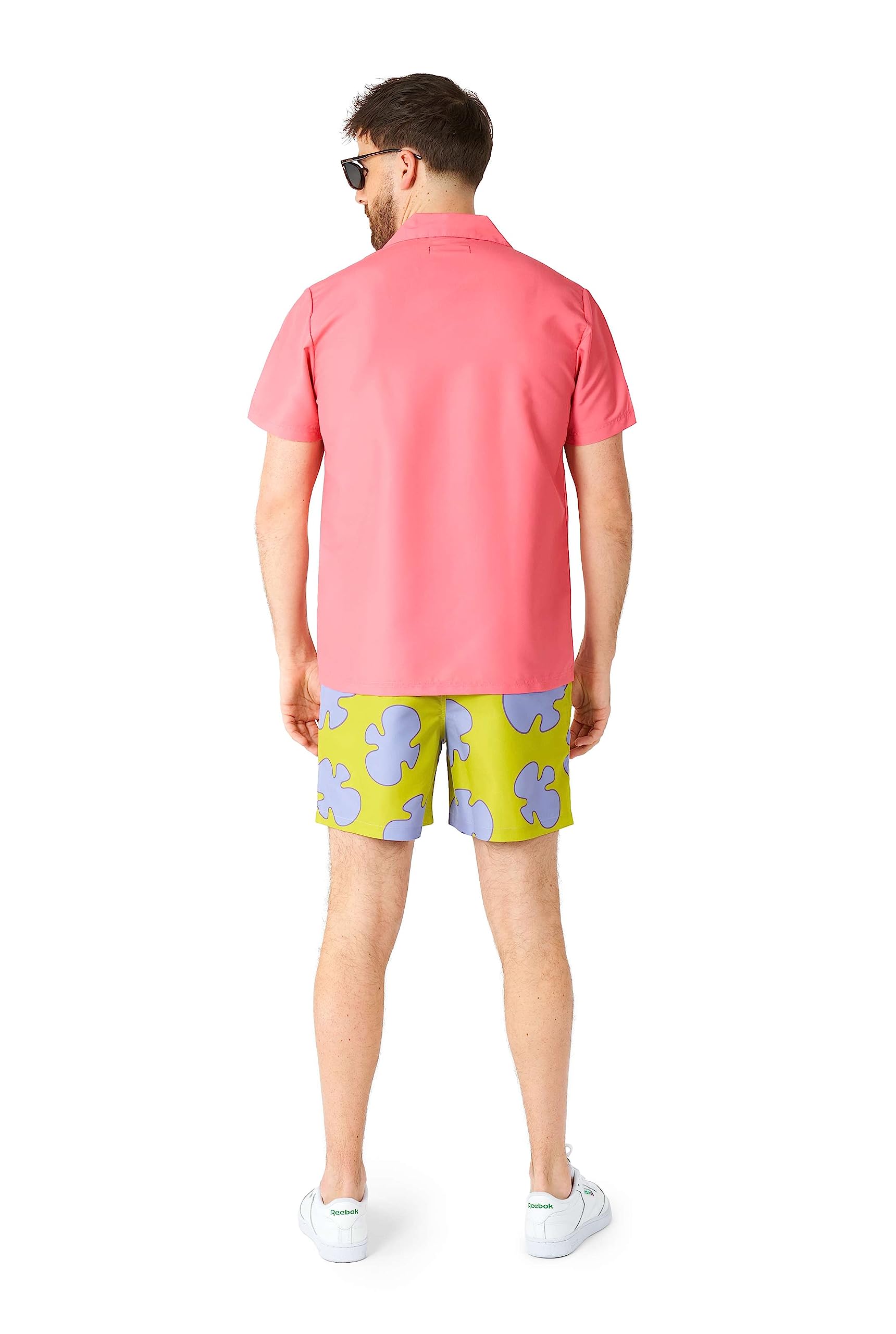 Suitmeister Herren Kostüm Set – Shorts & Hemd – Halloween, Party, DC, Spongebob, Pride, Hawaii