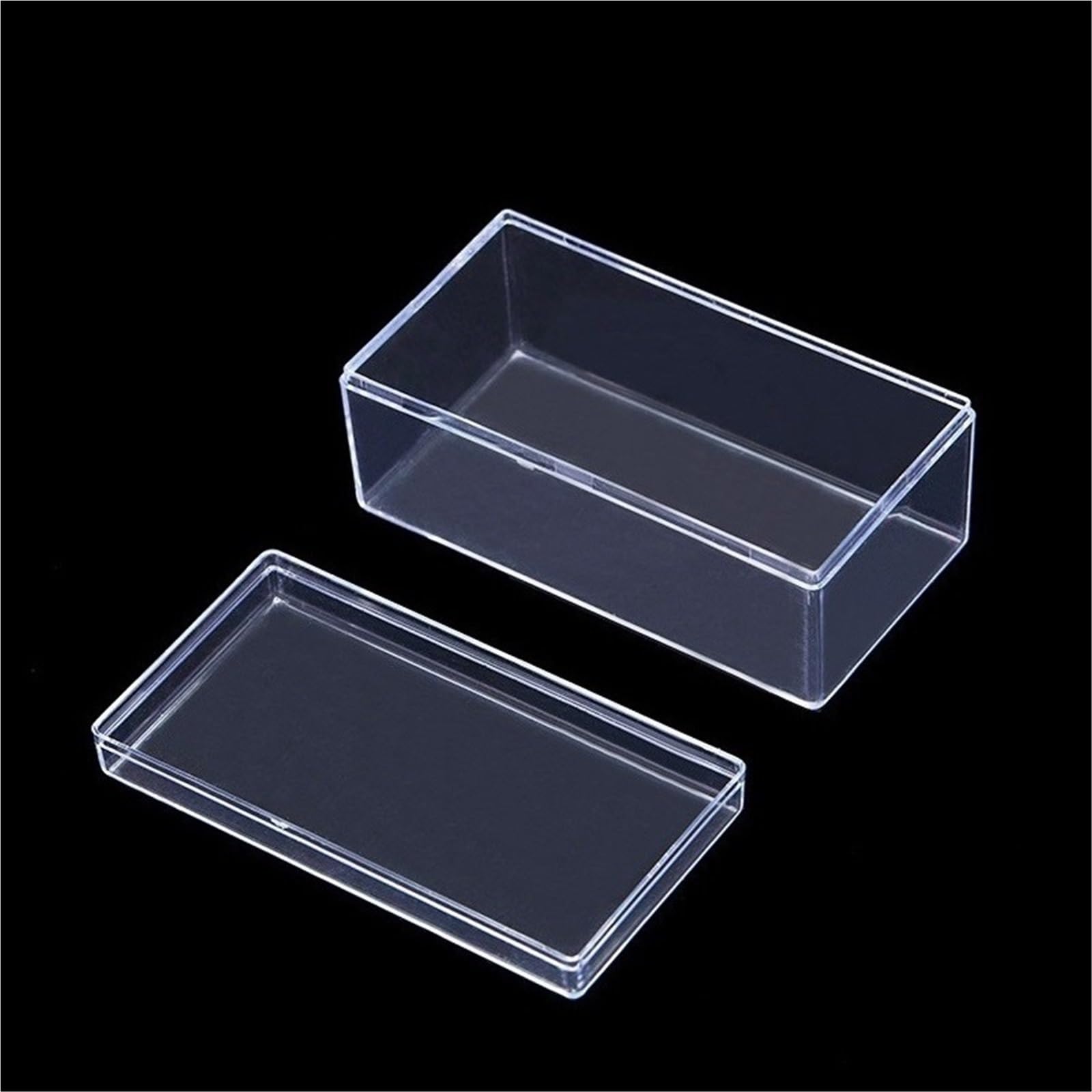 Organizador De Maquillaje Cajas De Embalaje Transparentes, Accesorio De Almacenamiento Acrílico Transparente, 10 Uds.(15.5x7.5x2.5cm H1552)