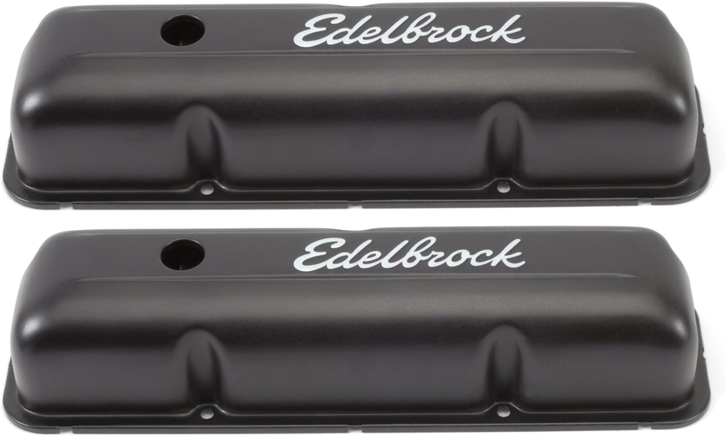 Edelbrock 4623 Signature Series Valve Cover Ford FE 332-428 Low Profile Black Signature Series Valve Cover