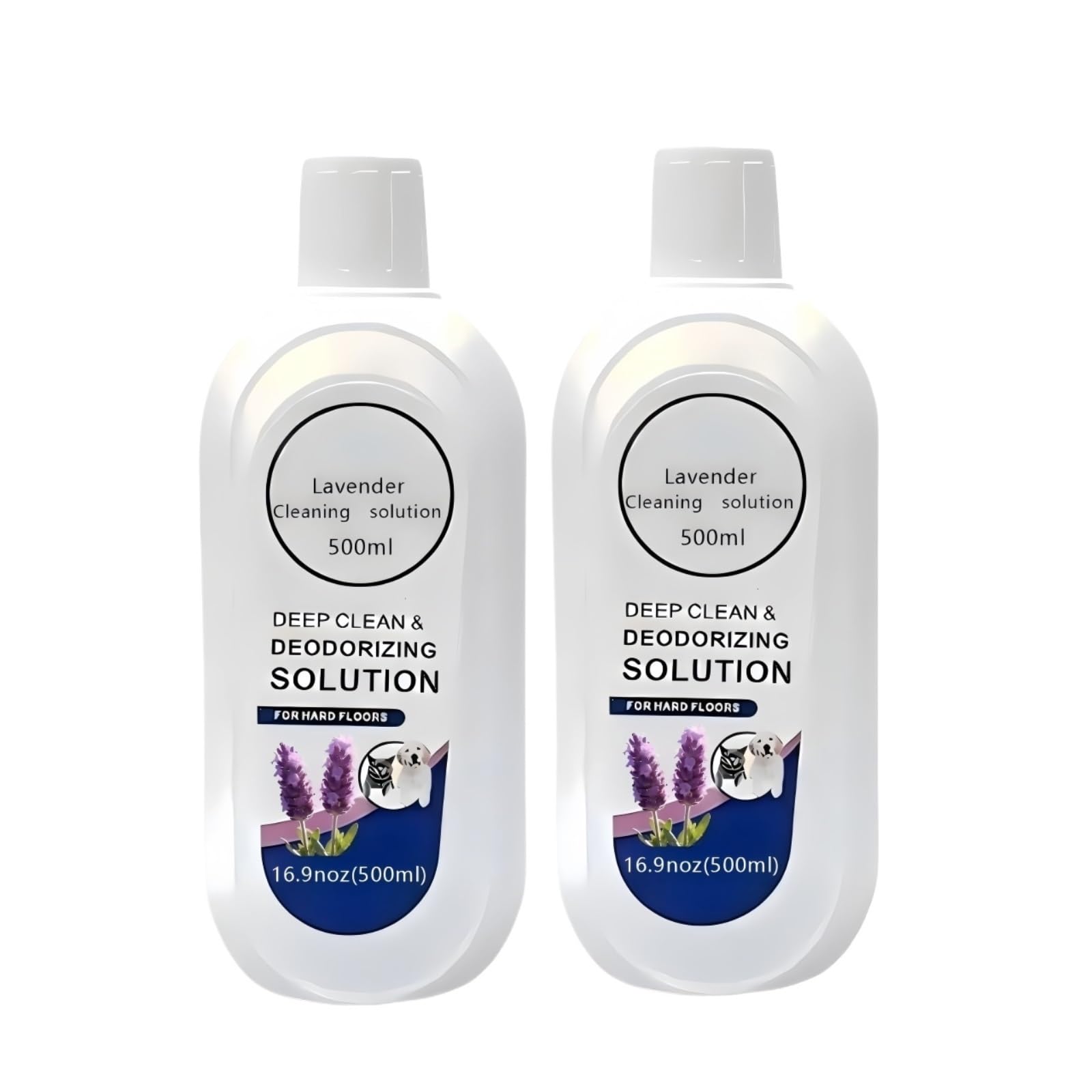 2 unidades de solución de limpieza de suelos con aroma a lavanda de 500 ml