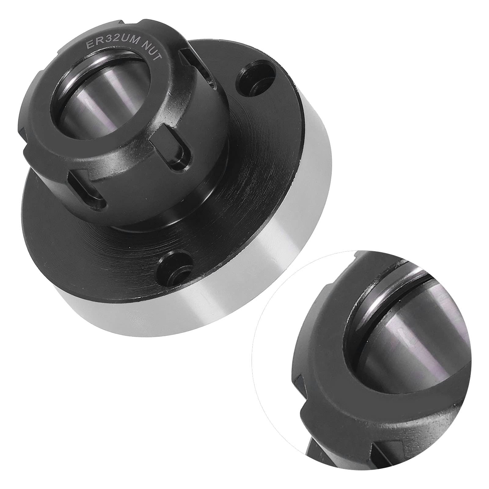 Aoresac ER32 - Alfileres de fresado con pinza de almeja, 80 mm de diámetro exterior