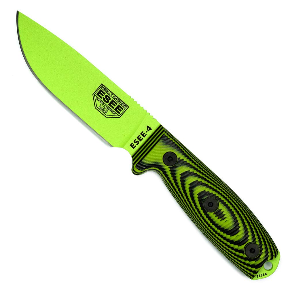 Amazon.co.jp: ESEE-4 1095 カーボンスチール ブラックシース 