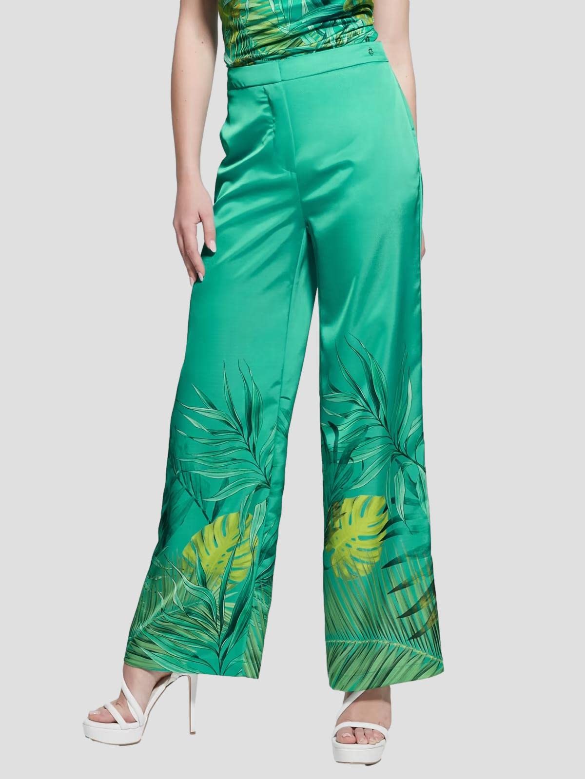 Guess Pantalones Anchos de Mujer Brisilda