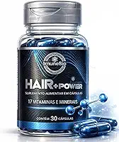 Suplemento Hair + Power Masculino A-Z Premium foco em queda de cabelo - 17 Vitaminas e Minerais