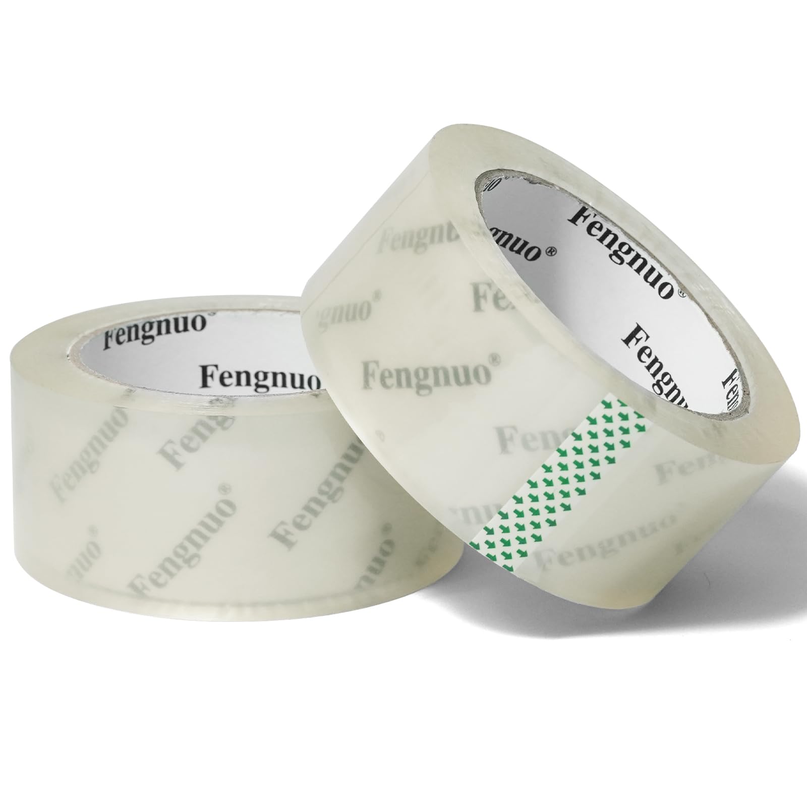 Total 175 Yard - Clear Packing Tape 2 Rolls, 2.0 mil Heavy Duty Shipping Tape, Ultra Strong Packaging Tape Refills for Shipping and Moving Boxes, 1.88 inch x 87.5 Yards