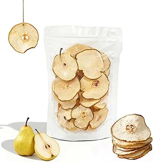 KachiKachi Selected Dried Pear Slices-100g/3.5oz, Natural Dehydrated Pear Chips | No Sugar Added | Middle Pieces | Not Peeled, Dried Fruit Slices as Snacks, Potpourri/Cocktail/Candle Decor