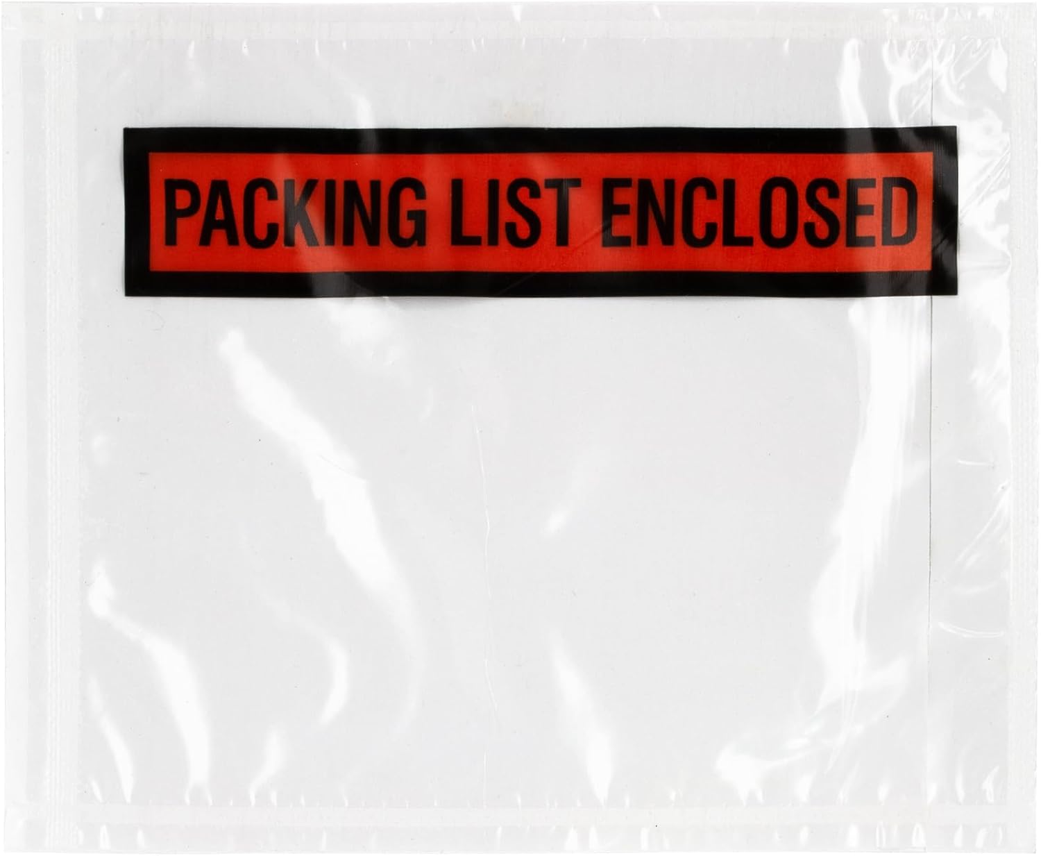GPI - Packing List Envelopes, 4.5" x 5.5" Packing Slip Pouches, Clear Plastic Envelope Sleeves with Self-Adhesive Strip, Top Loading for Shipping Labels, Packing Lists, Invoices & Paperwork. 1000 Pack
