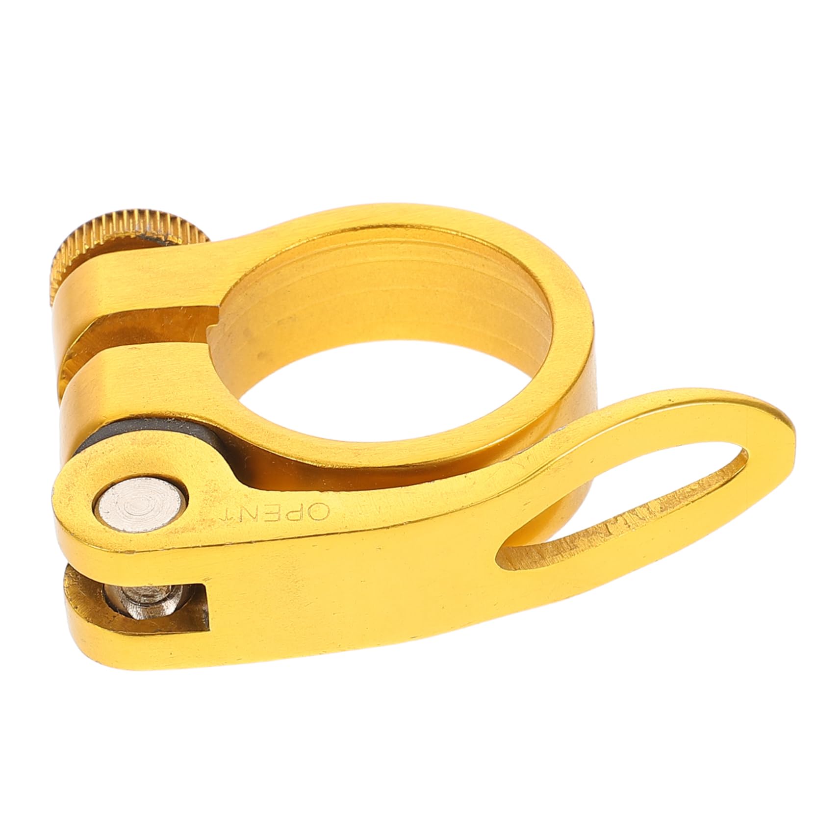 GOOHOCHY Bike Seat Post Clamp Quick Release Aluminum Alloy Collar for Road and Mountain Bikes Lightweight and Durable Seat Tube Clip for Compatibility