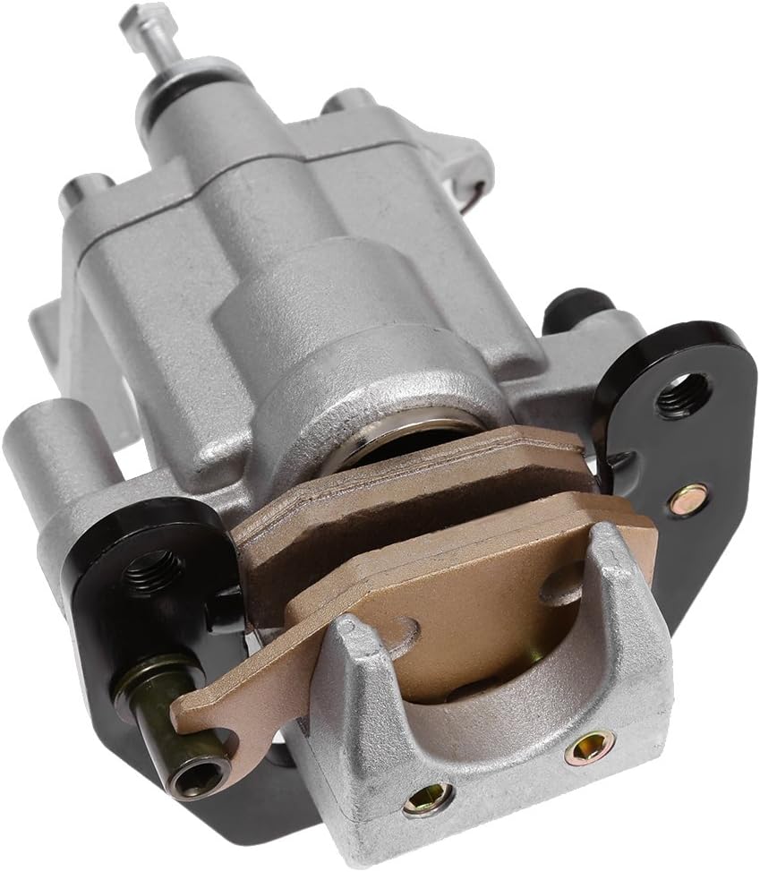 Rear Brake Caliper With Pads replacement For Yamaha UTV Rhino 660 YXR660 4x4 2004-2007, replacement for Rhino 450 2006-2009