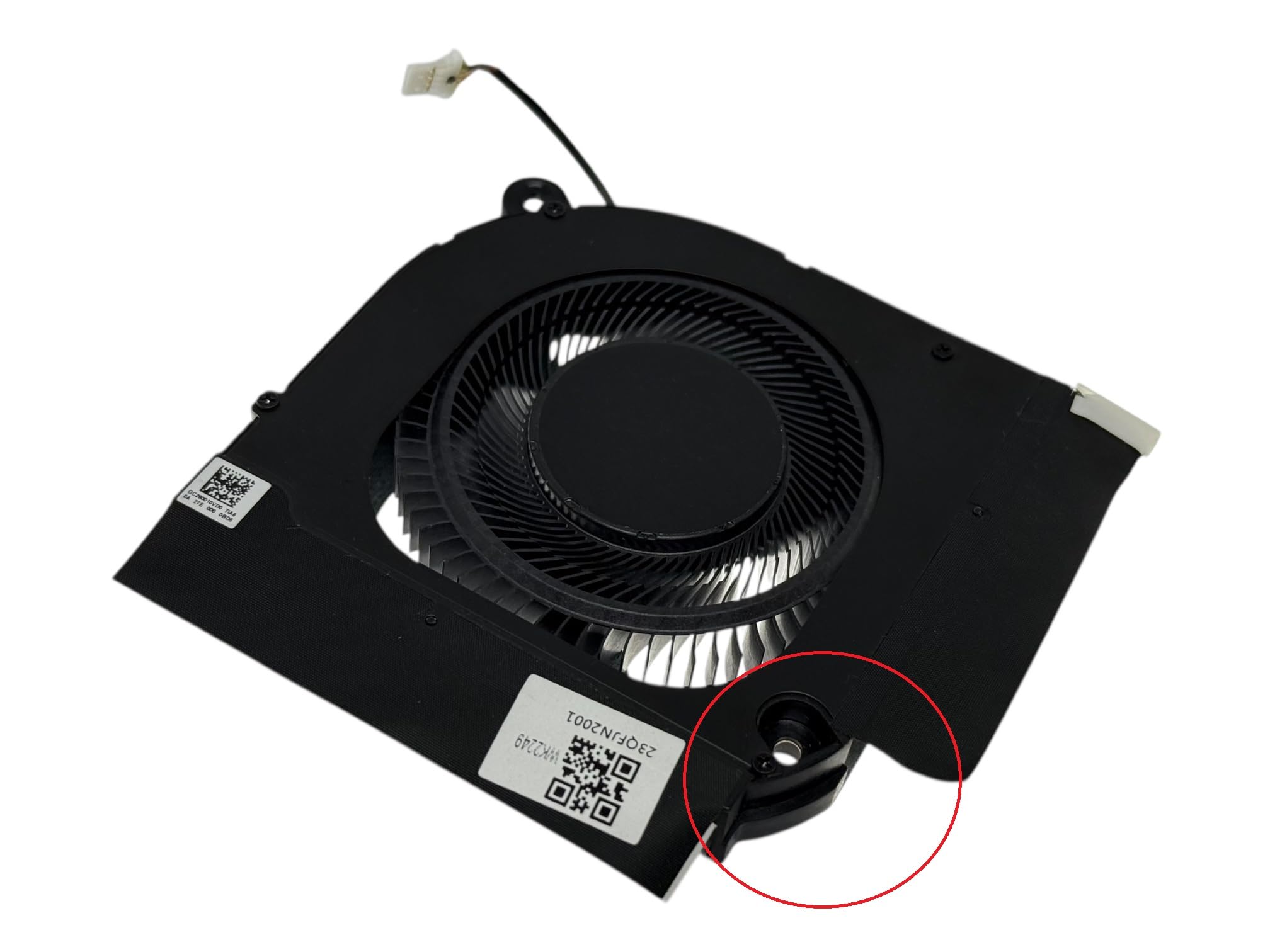 Ventilateur de refroidissement pour processeur Acer Nitro 5 AN515-58, AN515-46, AN517-55, Predator Helios 300 PH315-55, PH317-55 PH317-56, DFSCL12E16486M, DC280010VF0, DC280. 010 VD. 0, NS8CC19-21G12