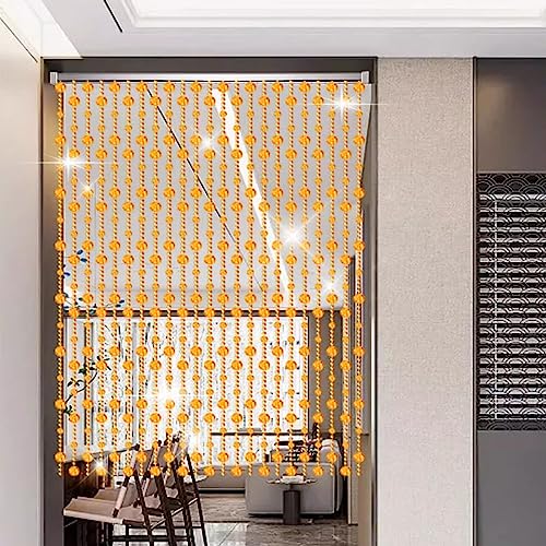 Rideaux en perles de cristal et de verre pour séparer un studio sans mur - 7