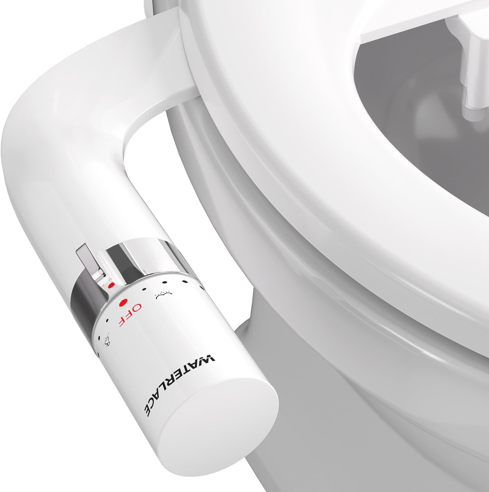 Bidet Attachment for Toilet Seat Sprayer - Non Electric Dual Nozzle with Cold Water - Self Cleaning Toilets Bathroom Spray for Butt Wash - Easy Slim Adjustable Pressure Control Rv Bidets Gifts