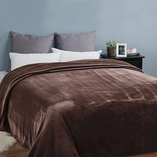 Miniatura 7 de EASELAND - Manta suave y cálida de microfelpa mullida, manta térmica y liviana de vellón, para sofá, cama y sillón, tamaño California King 102 x 108
