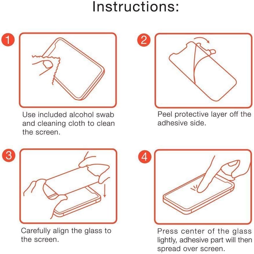 [iPe 16 Plus] Screen Protector, 9H+ Tempered Glass HD CLear Bubble Free