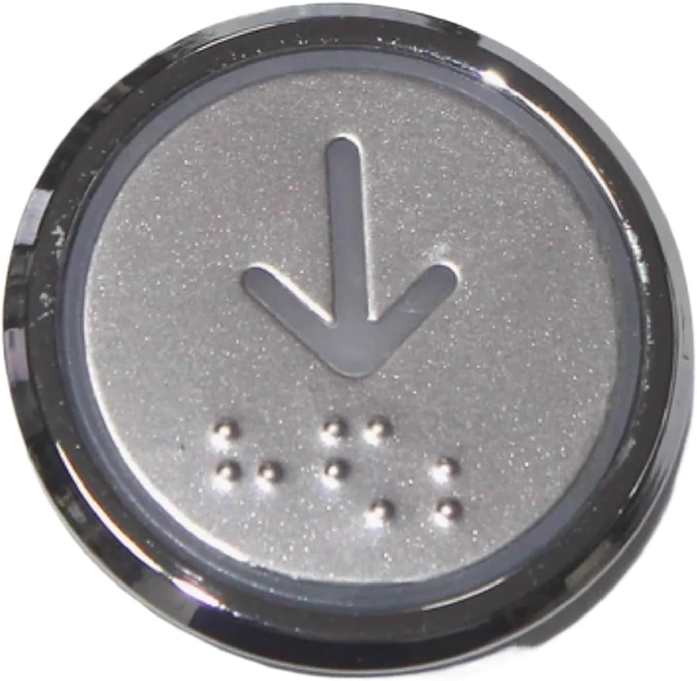 1pcs Elevator Button Circular LOP HOP Buttons Hole 34 MM A18(White)