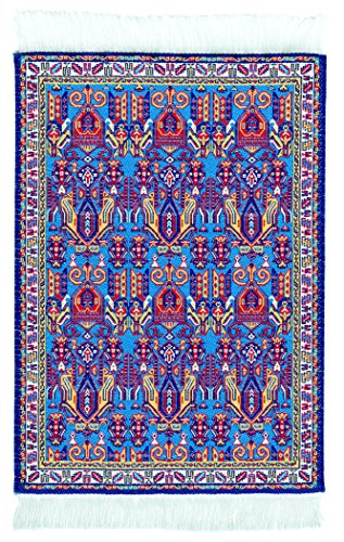Eunoia Collections Mouse Pad - Oriental Carpet Woven Fabric Mousepad - Tientsin Design Beautiful Elegant, Woven Cloth Mouse Pads! Best Stocking Stuffers For Men & Women! #TOP5