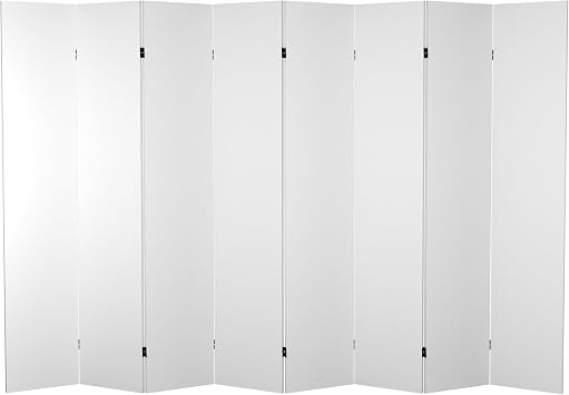 Red Lantern Do It Yourself Blank Canvas Room Divider, 7 Foot - 8 Panels