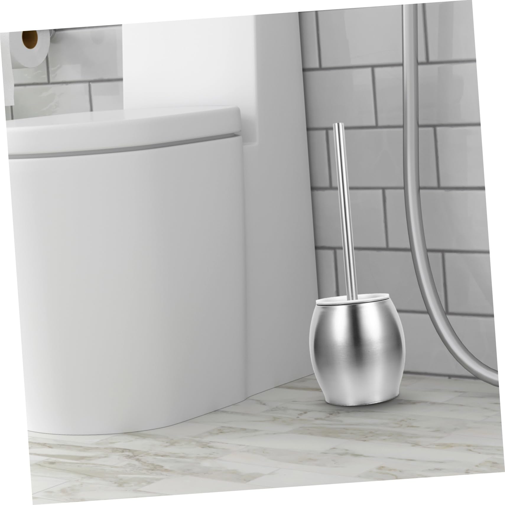 BESTYASH Wc-bürste mit Halter Badreinigungszubehör Bürstenset für Heimgebrauch Wc-Reinigung mit Bürste und Halterung Badezimmer-reinigungsset