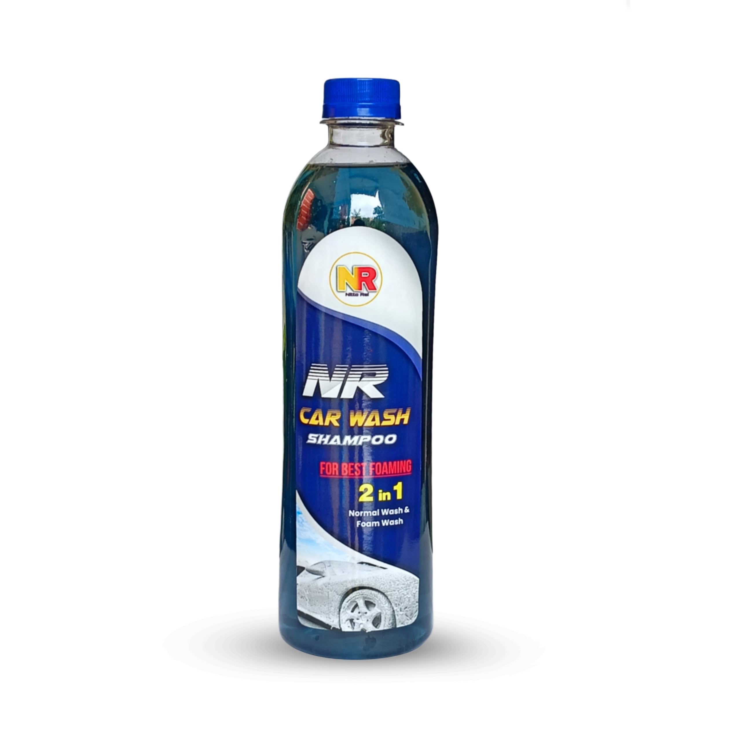 NR Car Wash Shampoo 500 Ml, PH Neutral car wash shampoo with shine enhancing For foam wash and normal wash-image-27