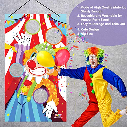 Joyin 31 Pcs Carnival Games, Ring Toss Outdoor Games, Party Game Supplies, Outdoor Yard Lawn Game, Banner Bean Bag, Rings, Cones Set Games For Easter Party, Carnivals #TOP6