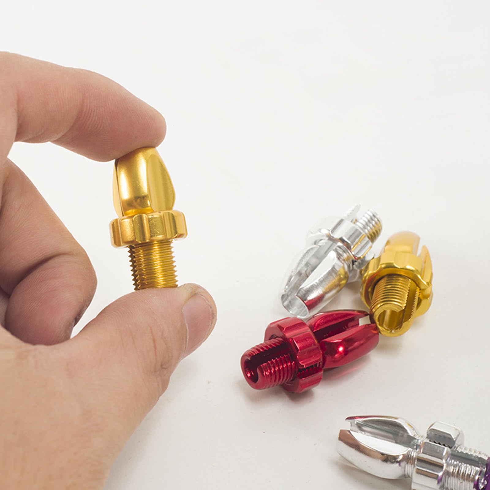 RYUJNDK Bike Brake Lever Screw, Brake Cable Handle Lever Adjusting Screws, 2Pcs 10mm Brake Levers Adjuster Screw Fasteners Bolts, Mountain Bikes Brake Handle Levers Adjuster Bikes Part