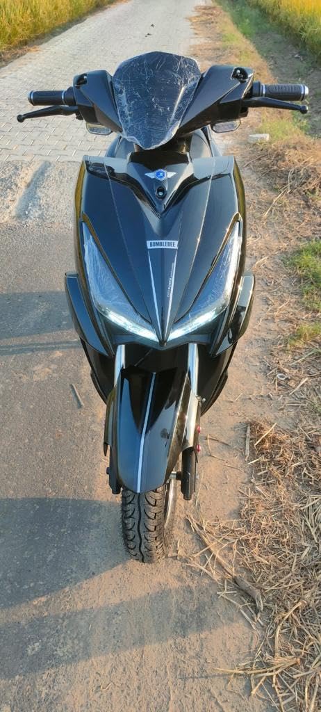 BUMBLEBEEElectric Scooter | GREPHENE Battery with 60v 32Ah | Runs Approx. 70-80 km on one Charge | Reverse Parking Feature | (Adult)(Black) Non RTO Model (Black)