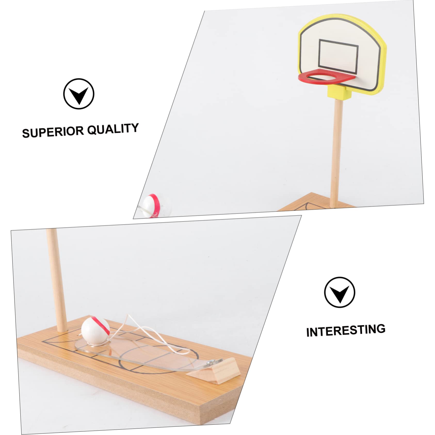 Toddmomy Finger Basketball Game Desktop Basketball Toy Set for Boys and Girls Age 3 Hand-Eye Coordination Toy