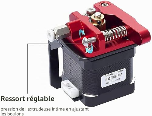 Redrex Ender 3 Upgraded Aluminum Bowden Extruder with 40 Teeth MK8 Drive Gear for Creality Ender 3 V2,Ender 3 Pro,CR-10 Series and other Reprap Prusa 3D Printers - 5