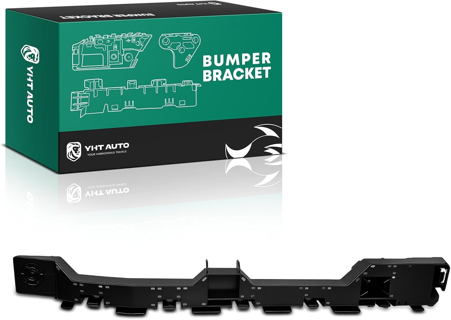 YHTAUTO Rear Right Passenger Side Bumper Cover Retainer Compatible with Honda HR-V 2016-2018 Sport Utility, Bumper Bracket