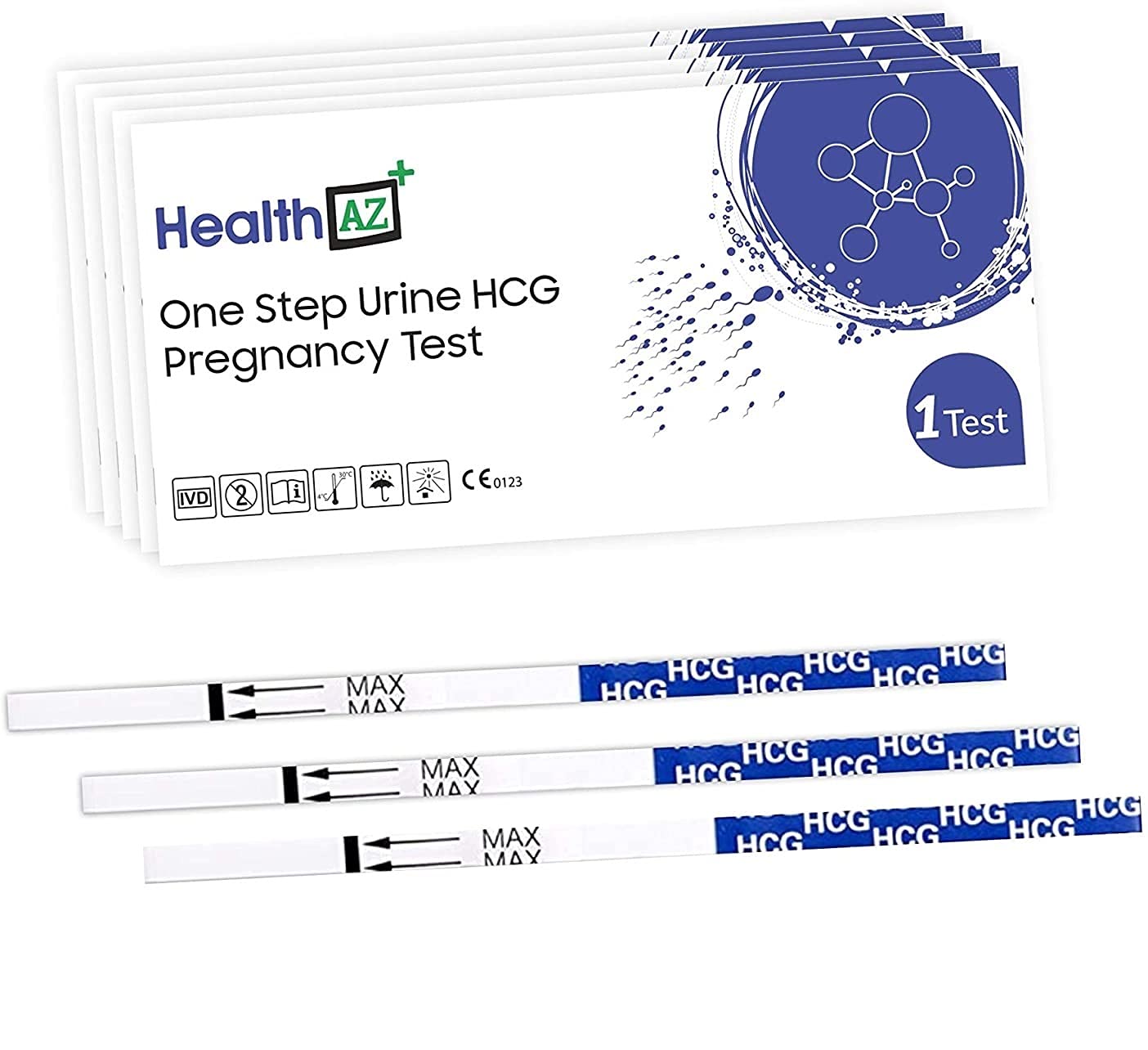 Buy AZ 10x Pregnancy Test Strips (HCG10) with 10pcs Urine Cups